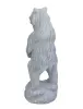 Product image 6 of the product “Big bear eating fish, 100cm H | cast stone ”
